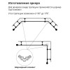 Карниз деревянный «Туласи» D35 мм — винтажный зеленый с золотом для классических интерьеров