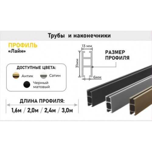 Карниз "Артис" двухрядный 13-31мм