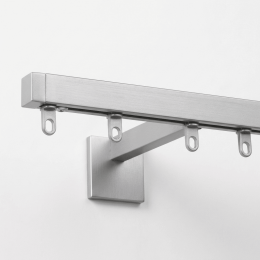 Карниз профильный Design Quadro 17*20 мм никель брашированный