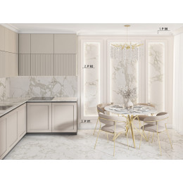 Карниз потолочный P08 Perfect Plus 97*84*2000 ударопрочный, белый
