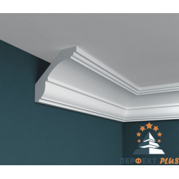 Карниз потолочный P17 Perfect Plus 65*69*2000 ударопрочный, белый