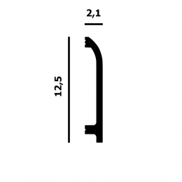 Плинтус напольный P152 Perfect Plus