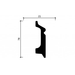 Плинтус DD122