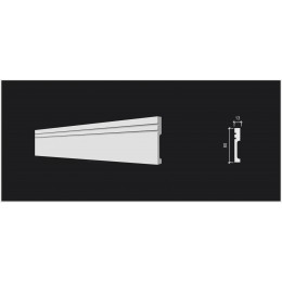 Плинтус Décor Dizayn DD717 под покраску 8*1,3*200 см