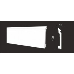 Гибкий плинтус напольный DD701F Décor Dizayn, 10*1,6*200 см