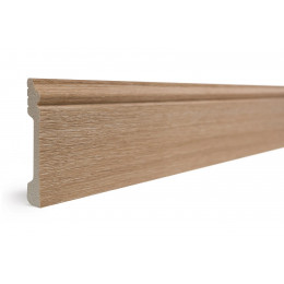 Плинтус Décor Dizayn 005-90SH окрашенный 7,9*1,3*240 см 