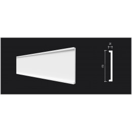 Плинтус Décor Dizayn DD750 под покраску 17*2*200 см