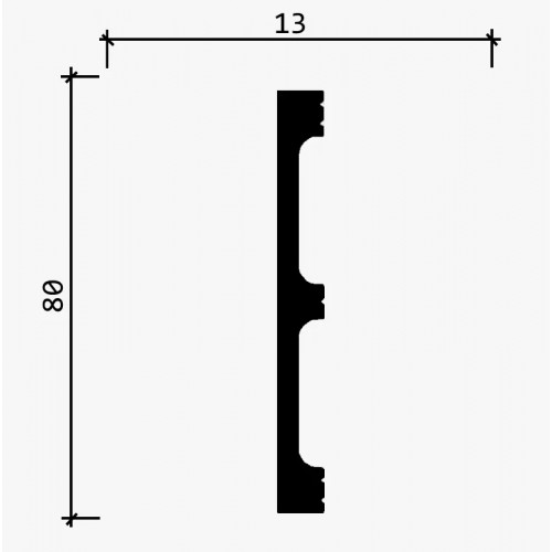 Напольный плинтус 708-64SH Декор Дизайн