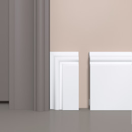 Завершающий элемент П4 Bello Deco — торцевая заглушка для плинтуса 100×20 мм, полистирол