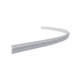 Гибкий молдинг для стен Перфект Плюс P145Flex, 3*1.1*200 см, белый, под покраску