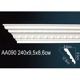Гибкий карниз из полиуретана Перфект AA090F