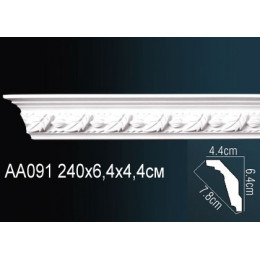 Гибкий карниз из полиуретана Перфект AA091F