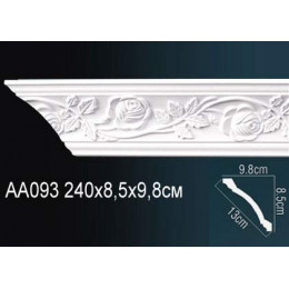 Гибкий карниз из полиуретана Перфект AA093F