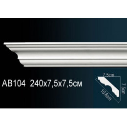 Гибкий карниз Перфект AB104F полиуретан