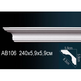Гибкий карниз Перфект AB106F полиуретан