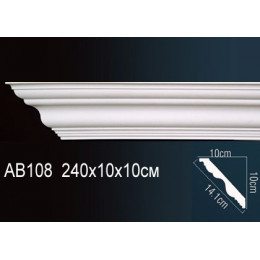 Гибкий карниз Перфект AB108F полиуретан