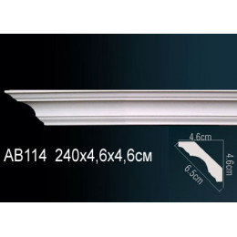 Гибкий карниз Перфект AB114F полиуретан