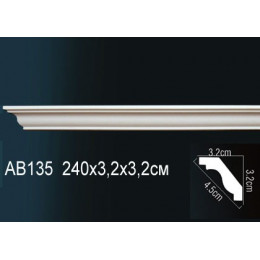 Гибкий карниз из полиуретана Перфект AB135 Flex