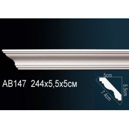 Гибкий карниз Перфект AB147F полиуретан