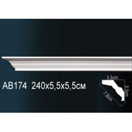 Гибкий карниз Перфект AB174F полиуретан