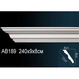Гибкий карниз Перфект AB189F полиуретан