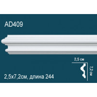 Молдинги для стен из полиуретана AD409 Perfect