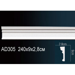 Гибкий молдинг AD305F Перфект 9.1*3*230 см