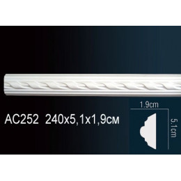 Гибкий молдинг для стен AC252F Перфект декоративный