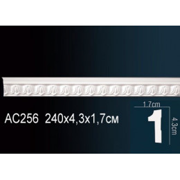 Гибкий молдинг для стен AC256F Перфект полиуретановый