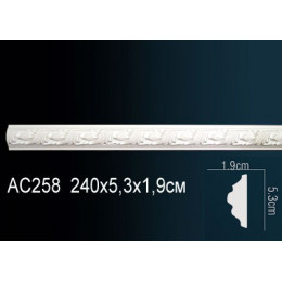 Гибкий молдинг для стен AC204F Перфект 5.3*2.4*230 см