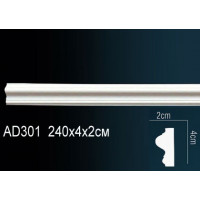 Молдинг для стен гибкий AD301F Перфект